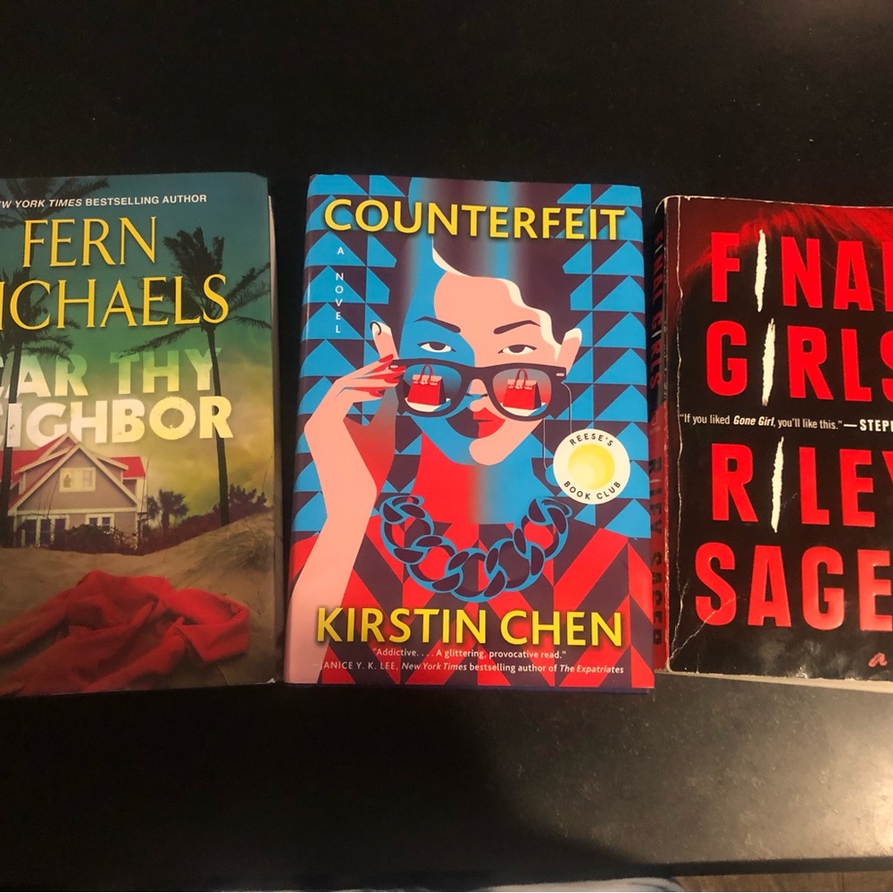 Counterfeit Kristin Chen Fear Thy Neighbor Michael Fern Book Bundle